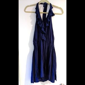 Katwalk Purple Halter Mini Dress Tunic Top - 4/Medium